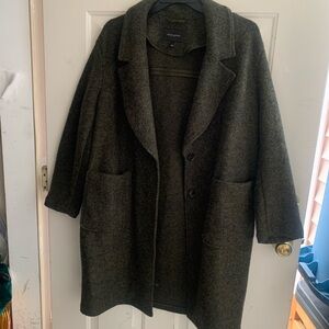 Banana Republic Charcoal Trench Coat